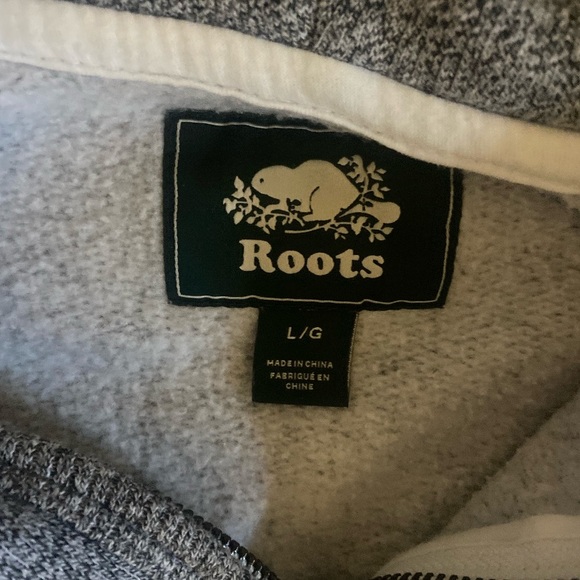 Roots salt and pepper zip up - Picture 3 of 3